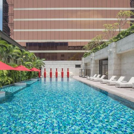 The Lin Hotel Taichung Esterno foto The pool at the hotel
